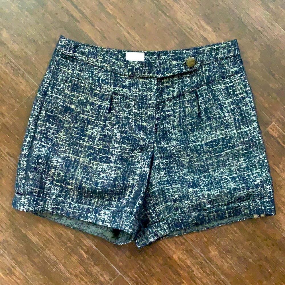 Coquille Anthro trouser short denim/silver